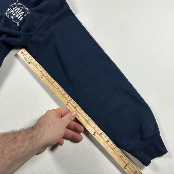 Vintage Los Angeles Fire Department Junior Lifeguard Mens S Hoodie Sweatshirt - Picture 6 of 6